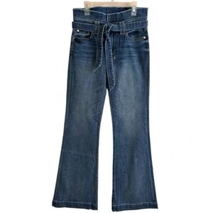 ~7 For All Mankind Tailorless Paperbag Waist DOJO Wide Leg Jeans